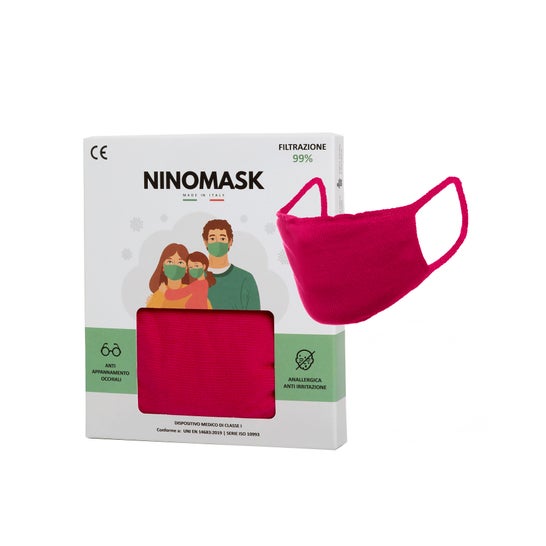 Ninomask Masque Femme Coloris Azalée + 20 Filtres
