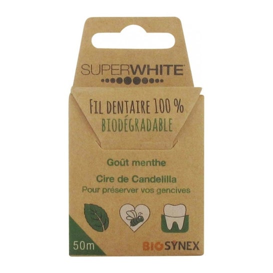 Superwhite Hilo Dental Bio Sabor Menta 50m 1ud