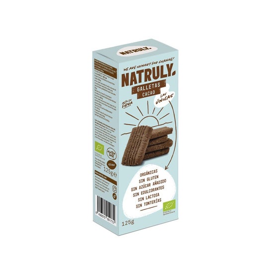 Natruly Biscuits Cacao Sans Gluten Bio 125g