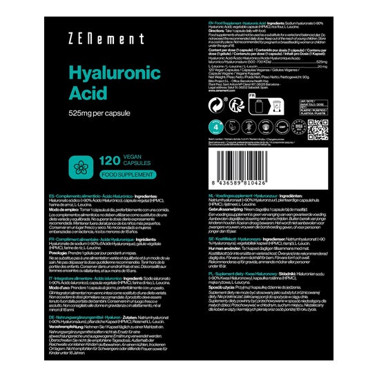 Zenement Acide Hyaluronique 120caps