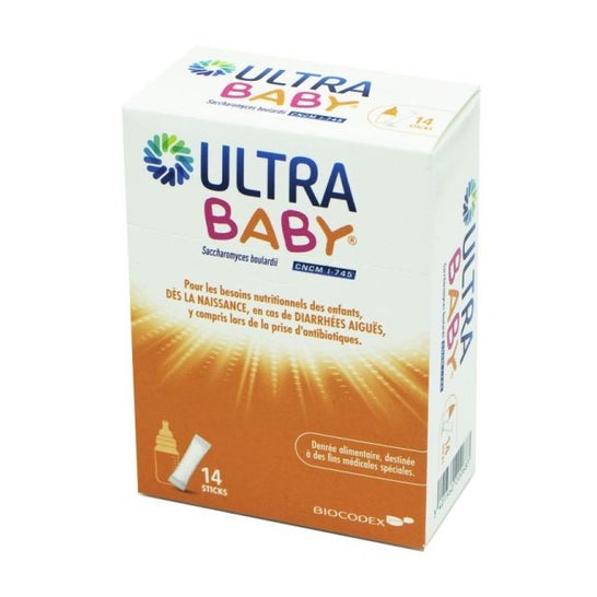 ULTRA BABY Poudre antidiarrhique Boite de 14 sticks