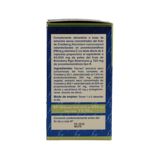 Tongil Pure State Cranberry 120 Pacs 40 Capsules