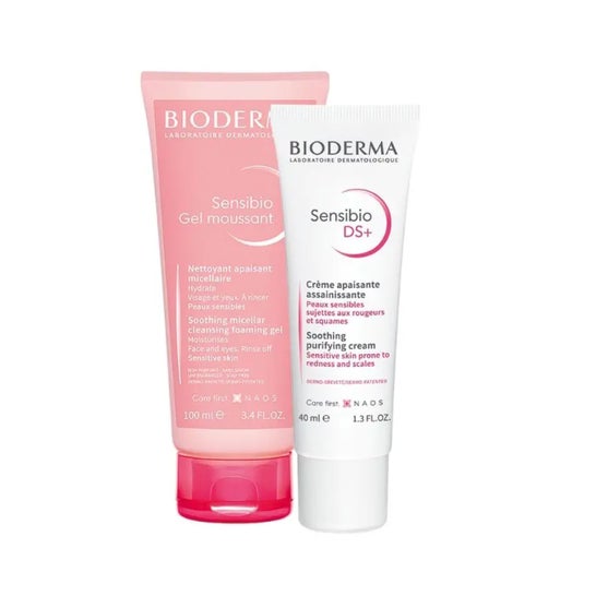 Bioderma Sensibio DS+ Creme 40ml + Gel Moussant 100ml