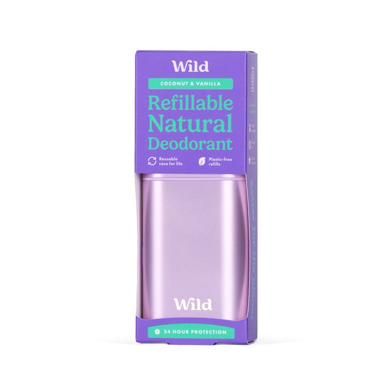 Wild Déodorant Naturel Boîtier + Recharge Noix de Coco Et Vanille 40g