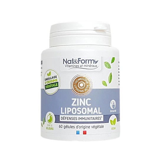 Nat&Form Zinc Liposomal 60caps
