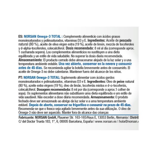 Norsan Omega-3 Total Citron 200ml