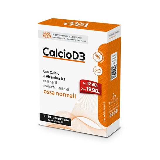Sanavita Calcium Vitd3 30Cpr