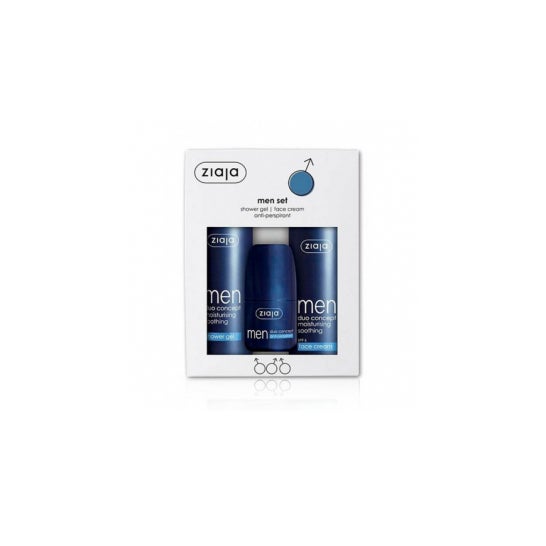 Ziaja Men Set Gel de bain + crème faciale + déodorant