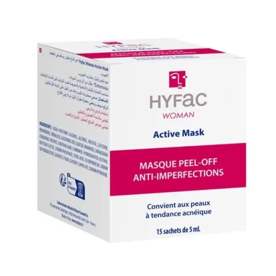 Hyfac Woman Active Masque Peel-Off Anti-Imperfections 15x5ml
