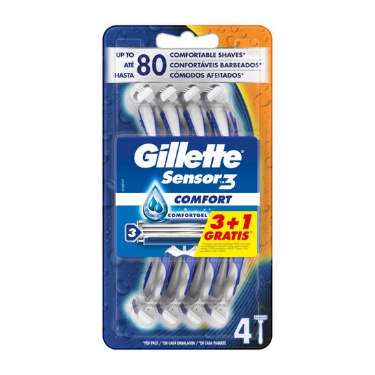 Gillette Sensor 3 4uds