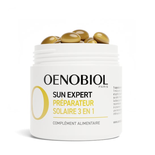Oenobiol Sun Expert Préparateur Solaire 3 en 1 2x30 Capsules