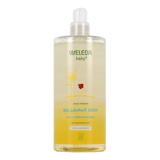 Weleda Baby Gel Lavant Doux 2 en 1 Calendula Sans Parfum 750 ml
