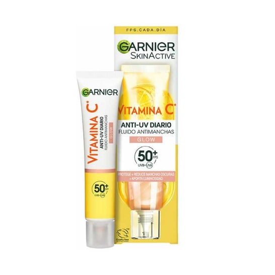 Garnier Skinactive Vitamine C Fluide Antitaches Spf50 Glow 40ml Garnier Skinactive Vitamine C Fluide Antitaches Spf50 Glow 40ml