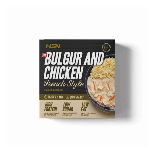 HSN Plato Preparado Estilo Fit Bulgur con Pollo en Salsa de Mostaza Estilo Francés 420g