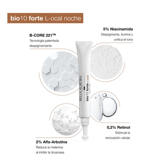 Bella Aurora Bio10 Forte L-ocal Roll-On Dépigmentant Nuit 9ml