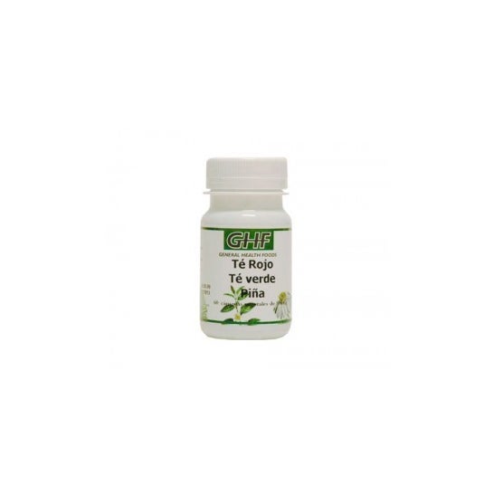 GHF Thé Vert + Thé Rouge + Ananas 500 mg 60 capsules
