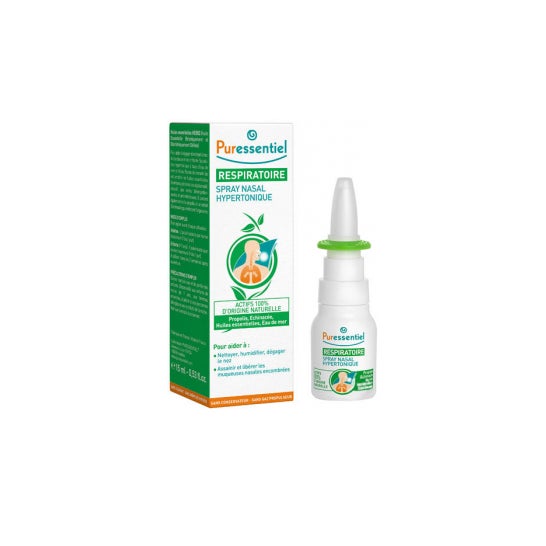 Puressentiel Respiratoire Spray Nasal Hypertonique Bio 15 ml