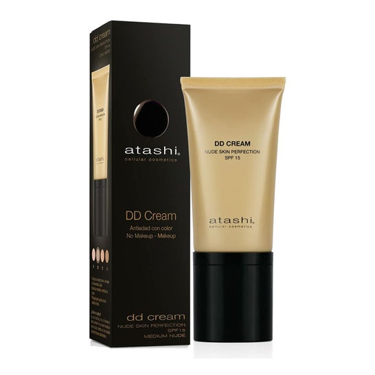 Atashi® Cellular Cosmetics DD crème peau nue SPF15+ teinte moyenne 50ml