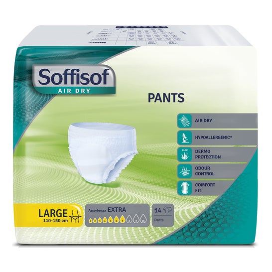 Soffisof Pants Air Dry Couche Culotte Extra Taille L 2848 14uts