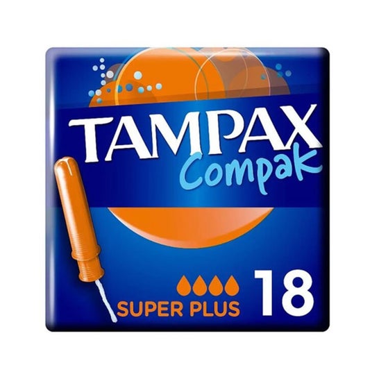 Tampax Compak Super Plus 18uts