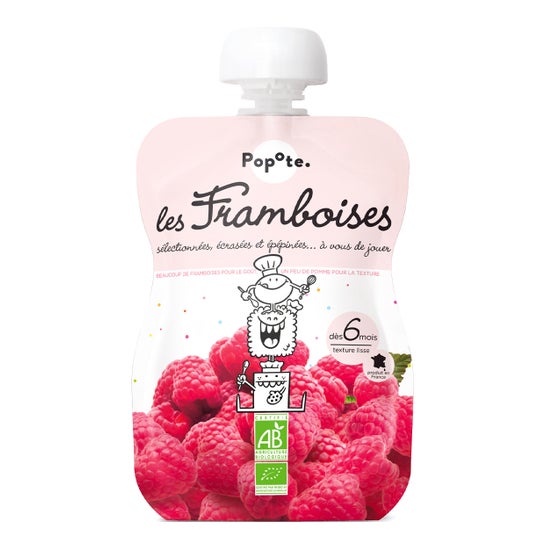 Popote Compote Framboise 120g
