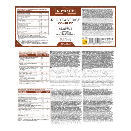 Nutralie Levure Riz Rouge Complex 90caps