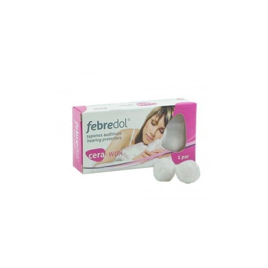 Febredol bouchons d'oreilles cire 2uds