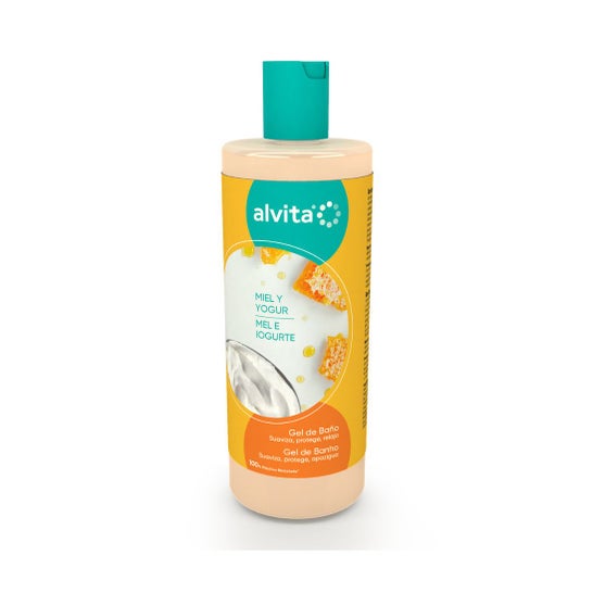 Alvita gel de bain miel et yaourt 750ml
