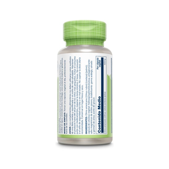 Solaray Écorce d'orme rouge Ulmus Rubra 400mg 100caps