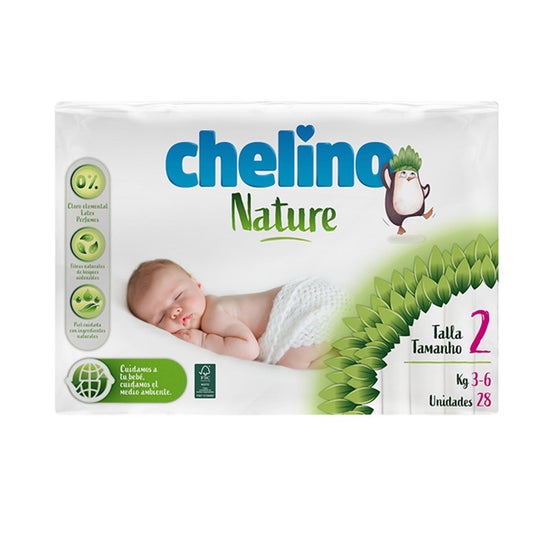 Lange pour bébé Chelino Nature T2 28 pièces
