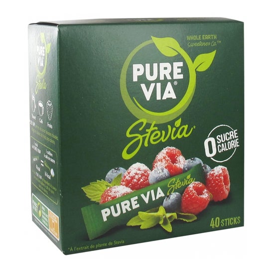 Stevia Pure Via Polvo Stick 40x1,5g