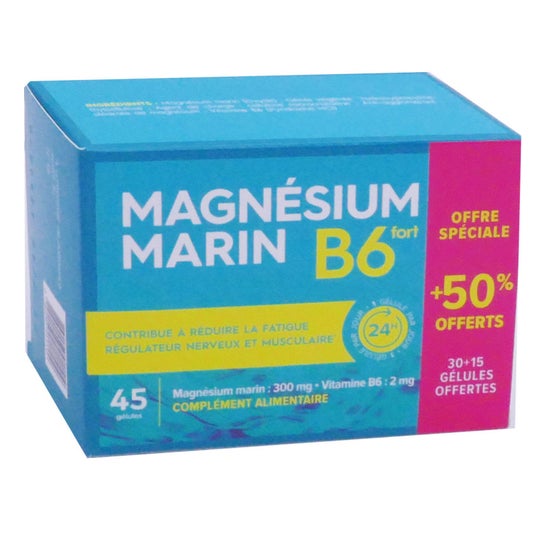 Pharmascience Magnésium Marin B6 Fort 45 Gélules