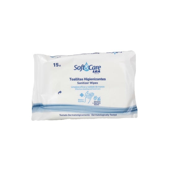 Lea Soft&Care Sanitizing Wipes 15 pcs