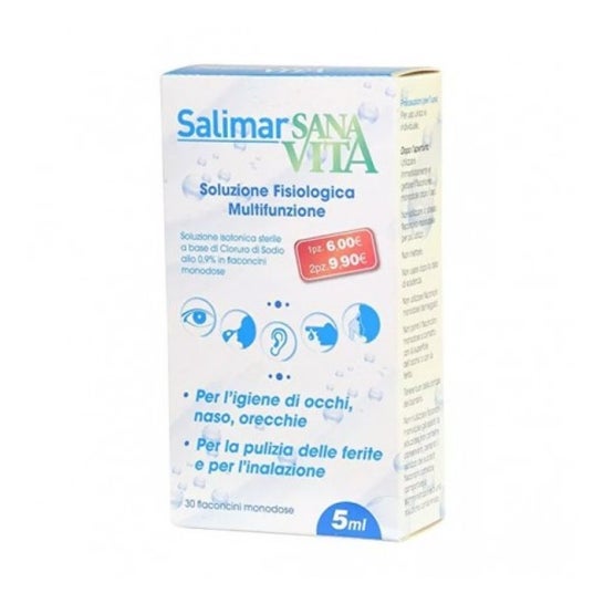 Paladin-Pharma Salimar Sanavita Solution Physiologique Multifonctionnelle 30X5ml