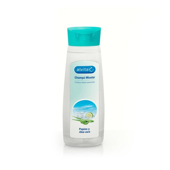 Alvita Shampooing micellaire Concombre et Aloe Vera 400ml