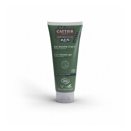 Cattier Men Gel Douche 3 en 1 200ml