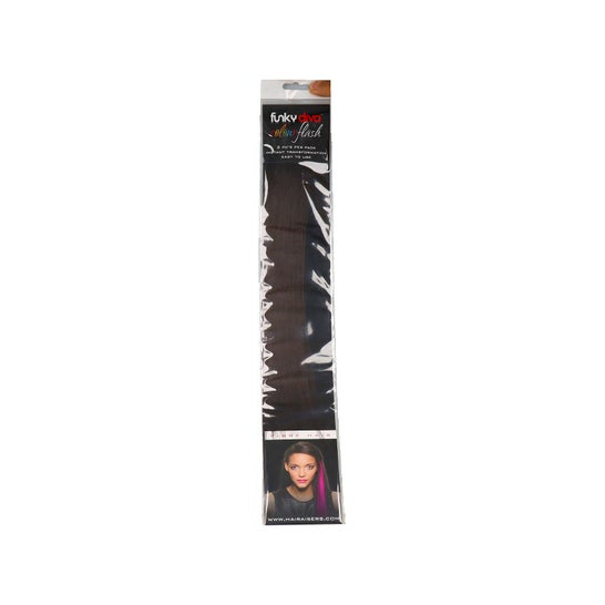 Funky Diva Extensions Color Flash Brown 1ut