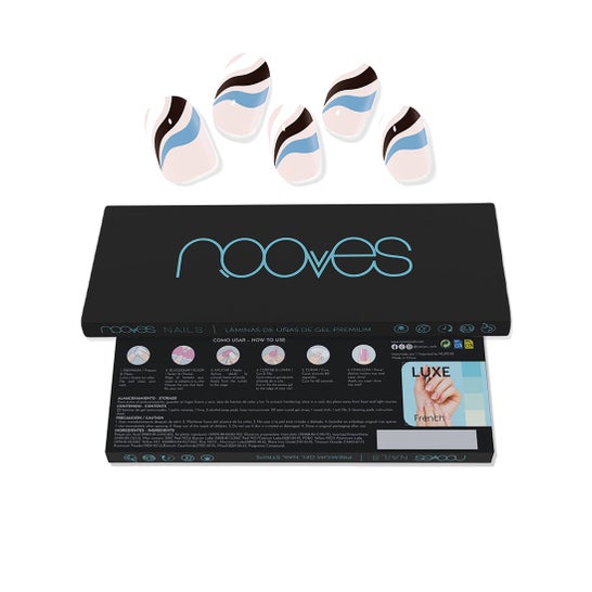 Nooves Premium Glam Feuille Ongles Flowing Stream 20uts