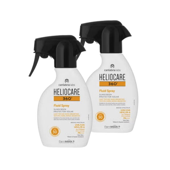 Heliocare Pack 360º Fluid Spray SPF50  2x 250ml
