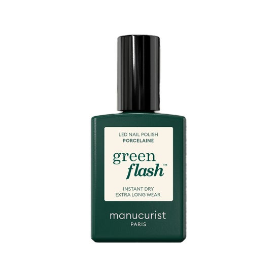 Green Flash Nail Polish Porcelaine 15 ml