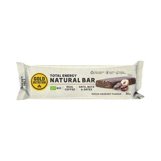 Gold Nutrition Total Energy Natural Bar Mocha Hazelnut 35g