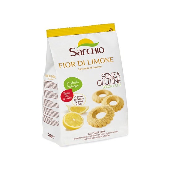 Sarchio Fior di Limone Biscuits au Citron Sans Gluten 250g