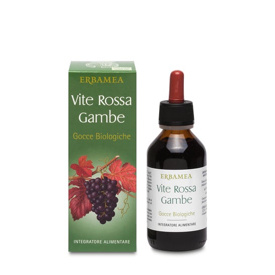 Erbamea Red Vine Legs Drops Bio 100ml