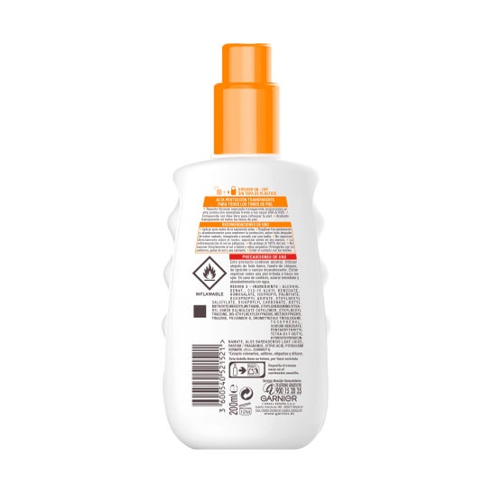 Garnier Delial Clear Protect+ Spray Corps SPF30 200ml