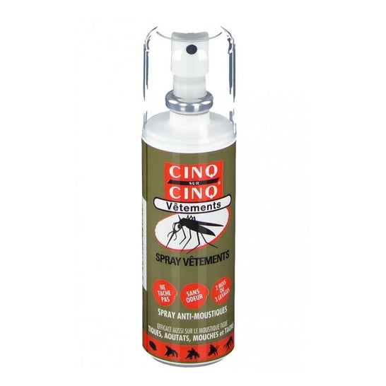 Cinq sur Cinq Tropic Lotion anti-moustiques Spray - 2 x 75 ml - Pharmacie  en ligne