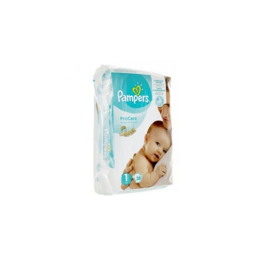 Pampers ProCare Premium Protection 38 Couches Taille 1 2-5 kg 