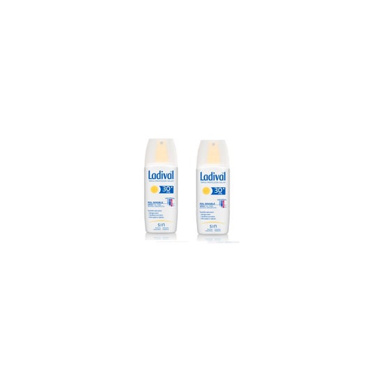 Duplo Spray Ladival SPF30 Pieles Sensibles 2x150 ml
