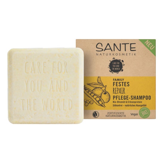 Sante Family Feste Olive Oil & Pea Solid Shampoo Repair 60g