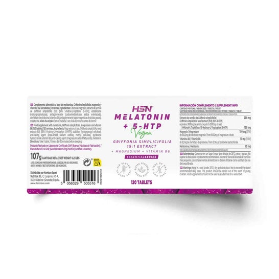 HSN Melatonina + 5-HTP 1,9mg/100mg 120comp