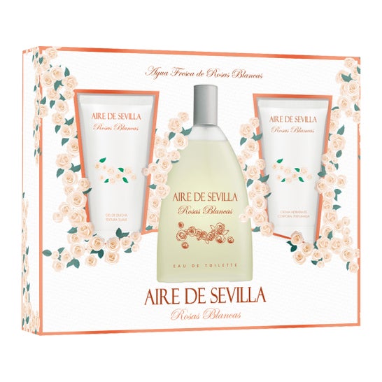 Aire de Sevilla Set Rosas Blancas